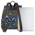 thumbnail image 3 of Yiaed Festive Cats and Trees Print Laptop Backpack for Women Slim Computer Bag Work Travel College Backpack Purse Fits 14 Inch Notebook, 3 of 4