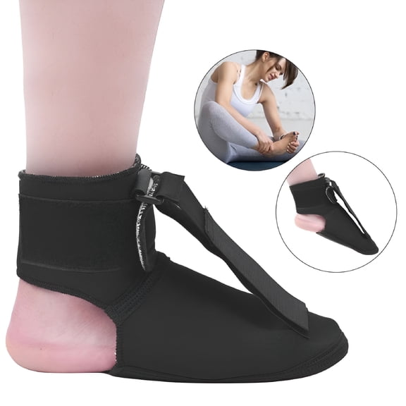 XIRQI Plantar Fasciitis Night Splint Sock. Plantar Fasciitis Support Dorsal Drop Foot Brace for Right or Left Foot. Soft Stretching Boot Splints for Feet,Sleep