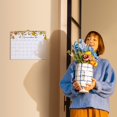 thumbnail image 3 of Calendar Cabbrix - Calendario de pared (2025, 18 meses), diseño floral, 3 of 7