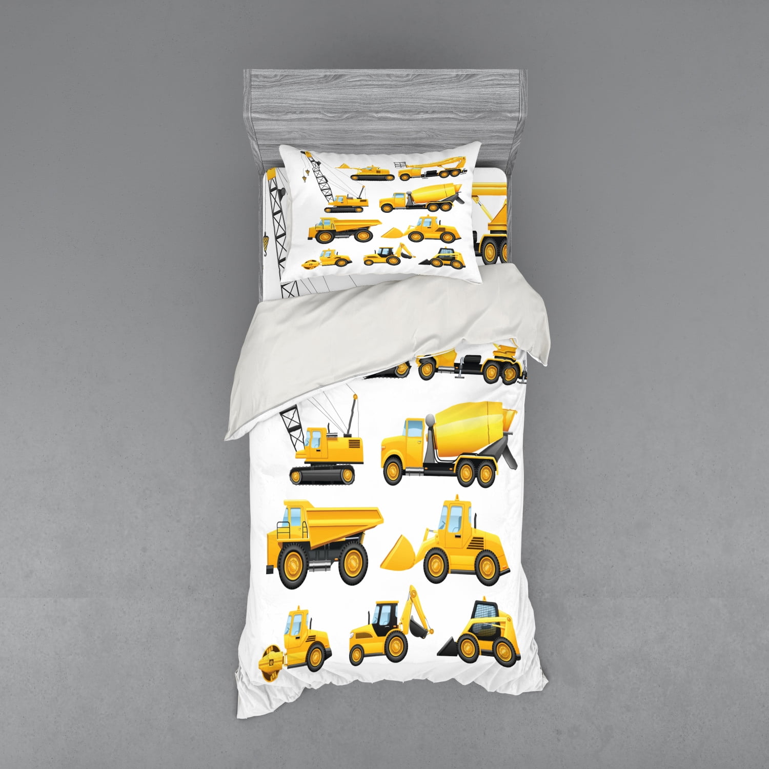 construction nursery bedding set
