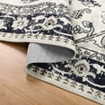 thumbnail image 2 of LOKHOM 5'x7' Boho Area Rug for Living Room, Non Slip Machine Washable Rugs Vintage Floor Carpet for Bedroom Dinning Room Kitchen, Black Coffee, 2 of 11