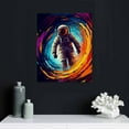thumbnail image 4 of EastSmooth Spaceman Wall Art Prints Funny Astronaut Posters Modern Universe Illustration Wall Decor Explore Dream Discover Inspirational Photo Picture Canvas Fashion Art Painting, 4 of 4