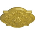 thumbnail image 3 of Ekena Millwork 20"OD x 1 3/4"P Bonetti Ceiling Medallion (Fits Canopies up to 5 1/8"), Hand-Painted Rich Gold, 3 of 6