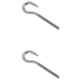 thumbnail image 2 of 2 Piezas M5 2.1 "2.3" Ganchos De Copa Tornillo Gancho De tejado, Acero Inoxidable 304, 2 of 9