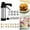 Black, variant on RKZDSR Stainless Steel Cake Decorating Gun Set with 8 Flower and 8 Nozzle Attachments for Household Baking