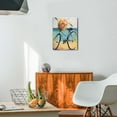 thumbnail image 4 of 12x16 inch Wall Art for Home Decor Coastal Beach Bicycle Theme, Rustic Bike & Floral Butterfly Canvas Painting for Bathroom, Bedroom, Living Room, 4 of 7