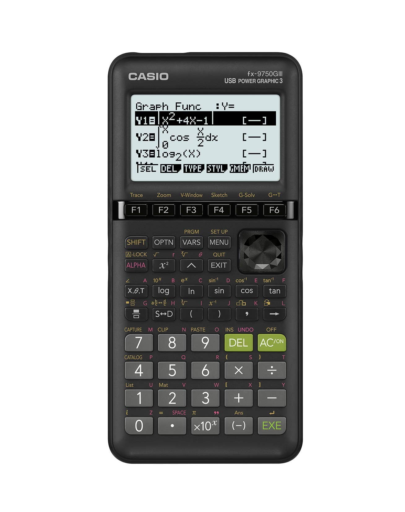 Casio FX-9750GIII Graphing Calculator, 21-Digit LCD, Python