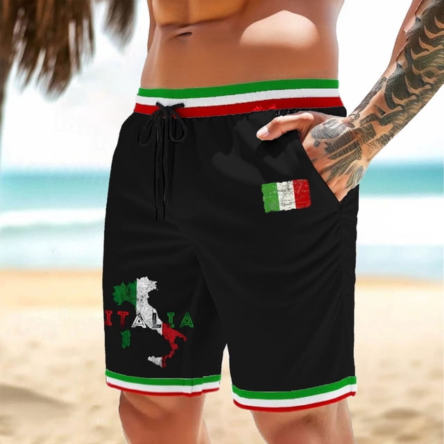 WILLBEST Pantalón Deportivo Corto para Hombre, Casual, para Uso Diario, Versátil y Elegante, para Relajarse y Salir, Ligero y Cómodo, Diseño de Estampado Moderno para Verano.