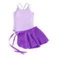 thumbnail image 3 of iiniim Girls Classic Ballet Dance Dress Ballerina Outfit Gymnastics Dancewear Sleeveless Tutu Skirted Leotard, 3 of 7