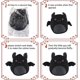 thumbnail image 5 of Juguete de peluche ZHCH murciélago de Halloween 7,8 pulgadas negro, 5 of 5