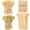 500PCS-3 Sizes, variant on UYWZQ-500PCS Cocktail Picks Kit, 4 Styles Fancy Toothpicks for Appetizers, 3 Sizes Long Bamboo Skewers, Decorative Wooden Cocktail Sticks for Party Supplies Food Drinks Fruit Charcuterie Boards Acces