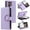 Purple, variant on TECH CIRCLE Wallet Case For Galaxy S20,PU Leather Zipper Flip Folio Bling Case Wristlet Shoulder Strap Magnetic Closure Stand Protective Case for Samsung Galaxy S20 5G 6.2" 2020,Purple