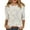 Beige, variant on Women's Floral Graphic Print Blouses New 3/4 Sleeve Round Neck Casual Tees Tops，Plus Size Basic Tops Pullover