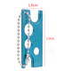 thumbnail image 2 of Abridor y removedor universal de herramientas con llave de metal para bolas y tapas de rodillos de aceites esenciales (azul) 1,6*5,9 CM, 2 of 5
