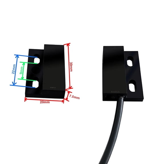 Goodhd 5M Wired Door Sensor Ndfeb Magnetic Sensor Switch For Open Detector Iron Gate