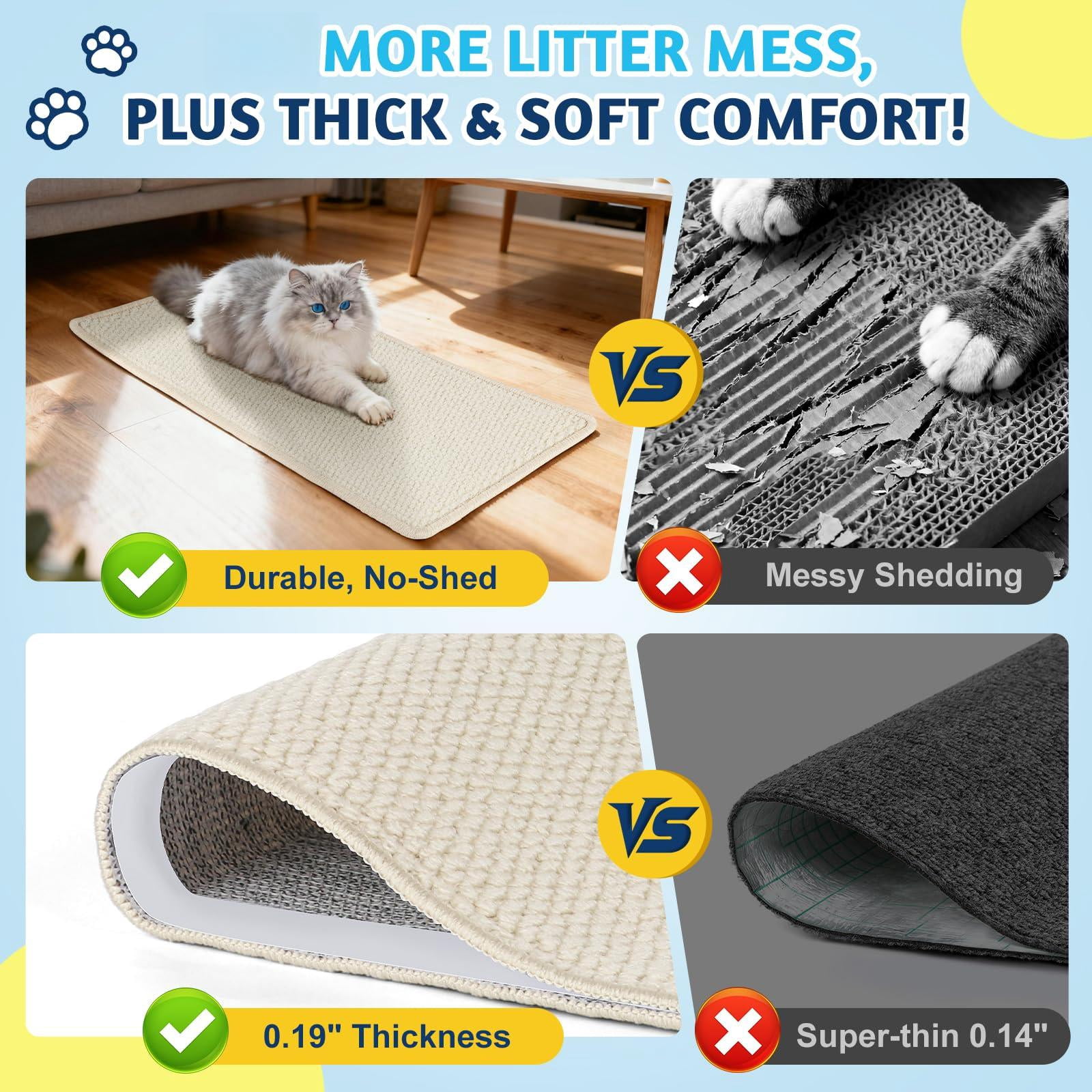 Door Protector From Cat 19.6" X 7.8" Wall Corner Scratcher  Anti Scratch Frame Furniture For Indoor Cats