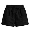 thumbnail image 5 of Women's Casual Summer Elastic Waist Comfy Shorts with Pockets, 5 of 5