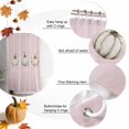thumbnail image 5 of Shower Curtains for Bathroom-60"x72",Watercolor White Pumpkin Waterproof Bath Curtain Grommet Shower Curtain Set with Hooks, 5 of 6