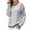 Gray, variant on Npasoilc Sweaters For Women Comfy Contrasting Color Pullover Sweaters Round Neck Long Sleeve Knit Sweater Fall Outfits Tops Casual Cute Sweater