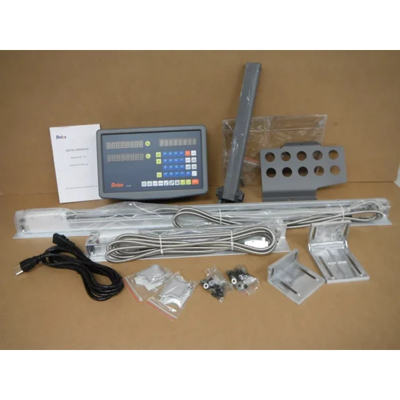 Two axis DIGITAL READOUT for 9"x 42" milling machine DRO kit GLASS SCALES