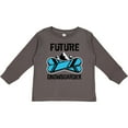 thumbnail image 3 of Inktastic Snowboarding Future Snowboarder Boys or Girls Long Sleeve Toddler T-Shirt, 3 of 5