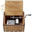 thumbnail image 3 of Engraved Music Box - You are My Sunshine, Gift for Daughter from Mom, 3 of 3