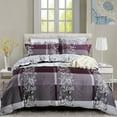 thumbnail image 3 of Swanson Beddings May 5-Piece 100% Cotton Bedding Set: Duvet Cover, Two Pillowcases and Two Pillow Shams (Burgundy, Queen), 3 of 8
