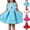 Light Blue, variant on ATOGUTA Birthday Dresses for Girls Summer Kids Skater Twirl A Line Tank Dress for School Casual Holiday Party Size 9M-5T, Light Blue