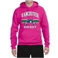 thumbnail image 2 of Wild Bobby City of Vancouver Hockey Fantasy Fan Sports Unisex Hoodie Sweatshirt, Fuschia, X-Large, 2 of 5