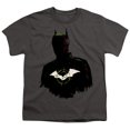 thumbnail image 2 of The Batman Silhouette With Riddler Logo Kids T Shirt (Large) for Youth Toddler Boys and Girls, Charcoal, 2 of 5