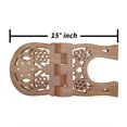 thumbnail image 4 of Large Carved Rounded Top Wooden Qur’An Stand – 15″, 4 of 4