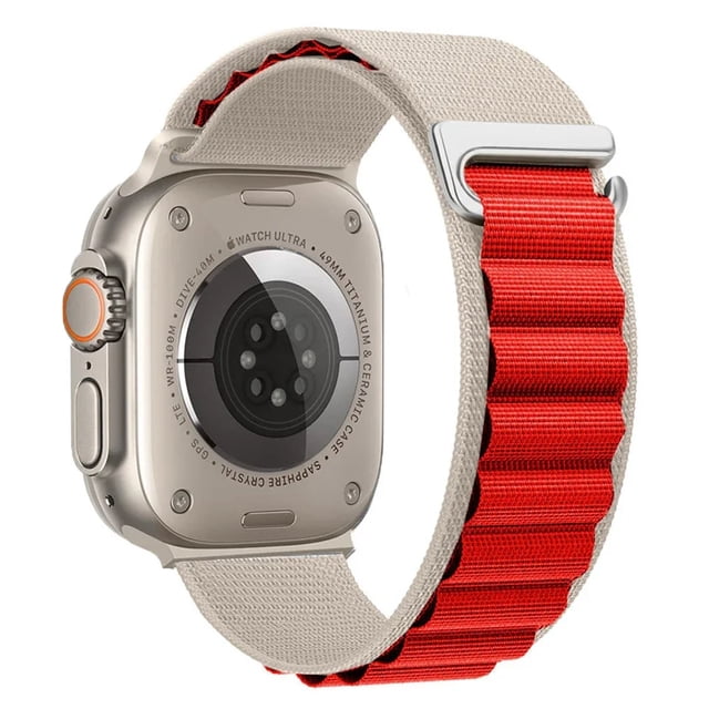 Correa De Nylon Alpine Unisex M / L 38 / 40 / 41 mm Para Apple Watch Ultra Compatible Con Serie 8 / 7 / 6 / 5 / 4 / 4