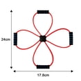 thumbnail image 5 of TNOBHG Portable Exercise Equipment Multi-functional Pilates Resistance Band with 4 Loop Grips Full Body Workout Equipment for Home Gym Stretching Strength, 5 of 8
