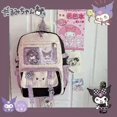 thumbnail image 1 of Sanrios Hello Kittys Backpack Anime Kawaii Cartoon Figure Casual Student Schoolbag Backpack Versatile Large Capacity Halloween, 1 of 4