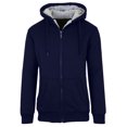 thumbnail image 6 of GBH Men's Heavyweight Sherpa Fleece-Lined Zip Hoodie (S-2XL), 6 of 8
