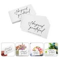 thumbnail image 1 of FONDOTIN 200Pcs Appreciation Anniversary Thank You Cards White Paper For Weddings, 1 of 8