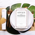 thumbnail image 3 of Koyal Wholesale Elegant Art Deco Wedding Advice & Well Wishes Guest Book Cards for Bride and Groom, 56 Pack, 3 of 5
