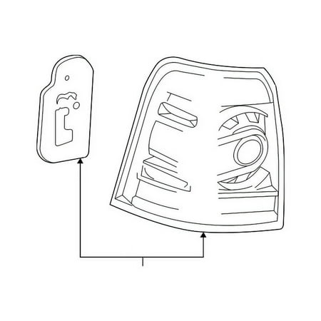 Genuine OE Toyota Tail Light (Left, Rear) - 81561-60A70