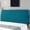 Blue-BU, variant on MMJ Headboard Cover Full Wrap Stretchable 71in Dustproof Protector Soft Padded Elastic Hem Machine Washable Bedroom