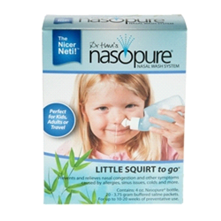 Nasopure Little Squirt to Go Nasal Irrigation System for Sinus Cleanse