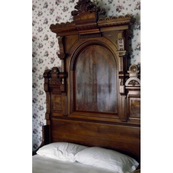Renaissance Revival Bed ca 1870-80 Antiques-Furniture Canvas Art -  (24 x 36)