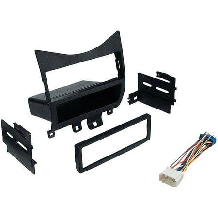 Honda Accord Radio Harness - Best Kits BKHONK823H In-Dash Installation Kit (Honda Accord 2003 and Up with Harness, Radio Relocation to Factory Pocket Single-DIN)