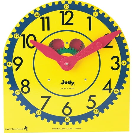 Stem Nut Clock - Carson-Dellosa, CDP0768223199, Original Judy Clock, 1 Each, Multi