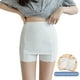 thumbnail image 2 of VISgogo Pantalones cortos de seguridad debajo de la falda para mujer, pantalones cortos de estilo simple con cintura elástica de doble capa de Color sólido, mallas de seguridad informales VISgogo moda, 2 of 9