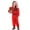 C#Red1490, variant on CAIVO Children Long Sleeve Christmas Red Hooded Christmas Jumpsuit Sets Relaxed Fit Toddler Daily Wear