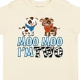 thumbnail image 4 of Inktastic Moo Moo I'm 2 with Cute Holstein Cows Boys or Girls Toddler T-Shirt, 4 of 5
