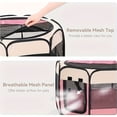 thumbnail image 6 of Octagonal Pet Enclosure, Foldable Dog Cage Cat Kennel, Oxford Bunai Scratch, Dog Cat Maternity Room, Pet Tent, 6 of 12