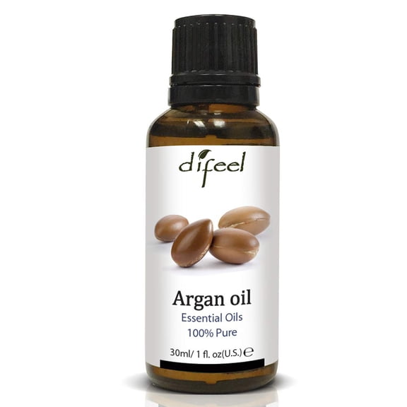 Difeel Essential Oils - 100% Pure Argan Oil 1 oz. and Jojoba Oil 1 oz. Combo