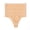 Beige, variant on Women Seamless Mid-RiseTummy Control Shapewear Thongs Body Shaper Underwear No Show Panties