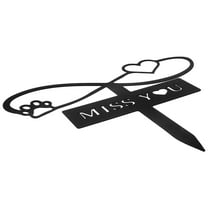 Pet Memorial Grave Marker 1 Set Garden Stake Sign Plaque for Cemetery Dog and Cat Graves